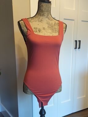 Old Navy Coral Tank Bodysuit